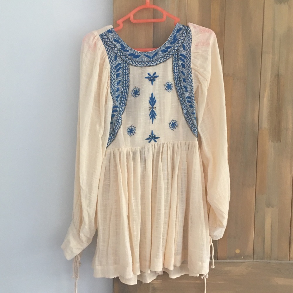 Free People Summer Stars Tunic in Ivory